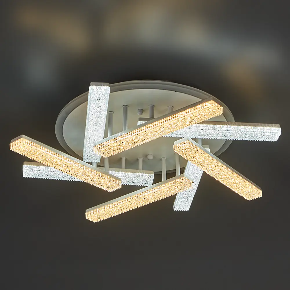 Люстра потолочная De City Оскар 8x10 Вт+22 Вт RGB LED 220 В с пультом управления STLM-2001293 - Вид №2