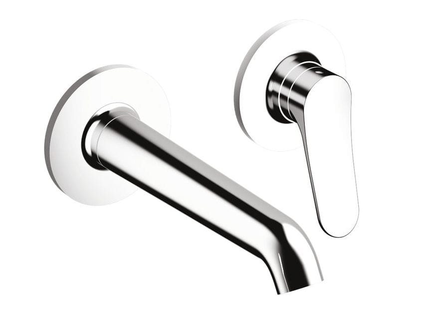 Настенный смеситель для раковины с 2 отверстиями без слива CRISTINA Rubinetterie бочка ARCH-00015573 - Вид №1