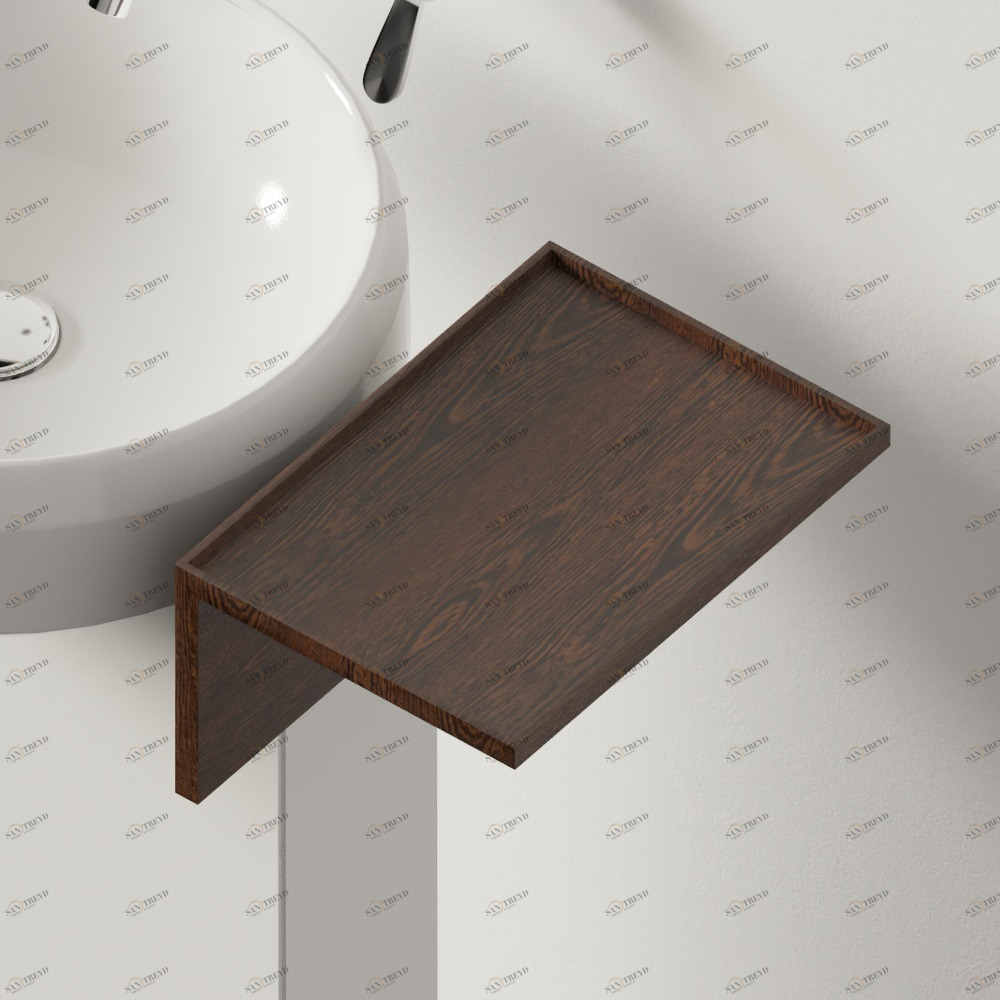 Полка для раковины LARIANA коричневый дуб Agape ALEG1127RU