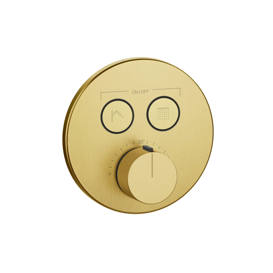 Смеситель для душа 38713 716 Gessi Hi-fi PVD С ЗОЛОТОЙ ЩЕТКОЙ 38713716