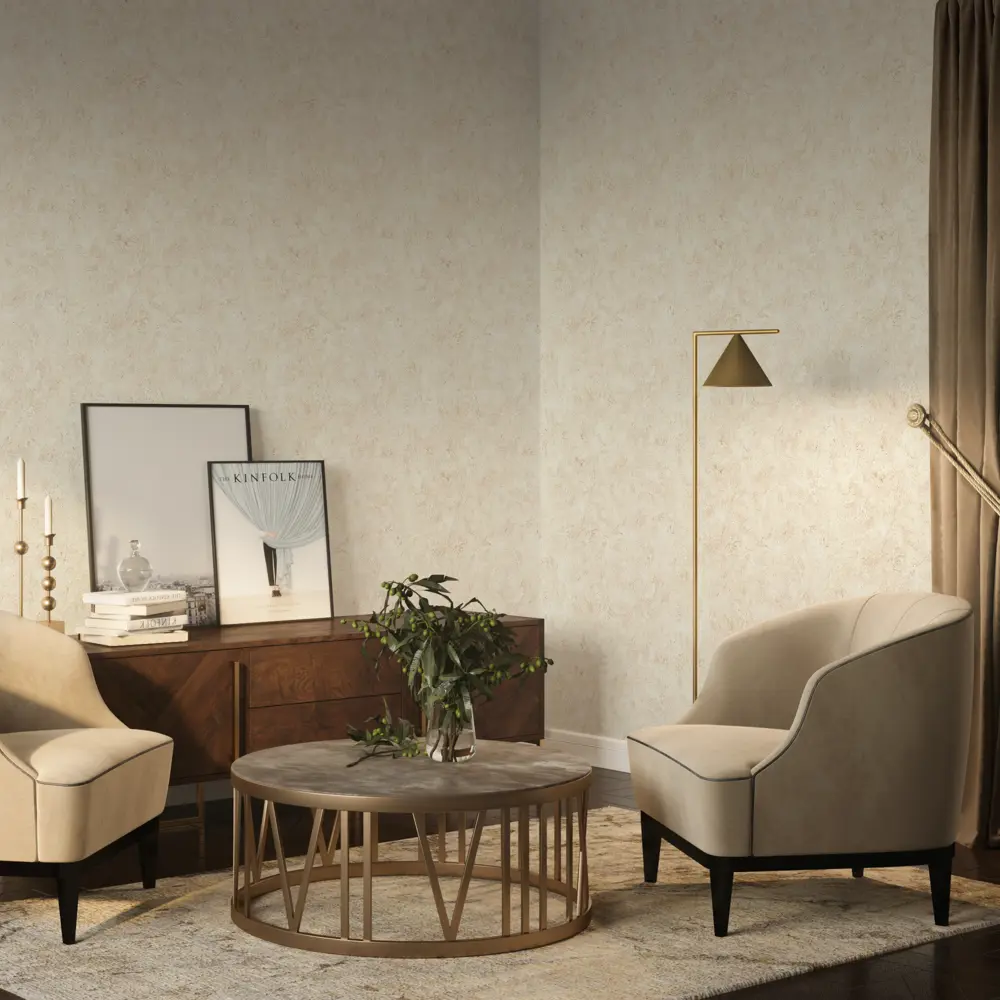 Обои флизелиновые Inspire Anton светло-бежевые 1.06 м Cream 5 STLM-2141936 - Вид №4