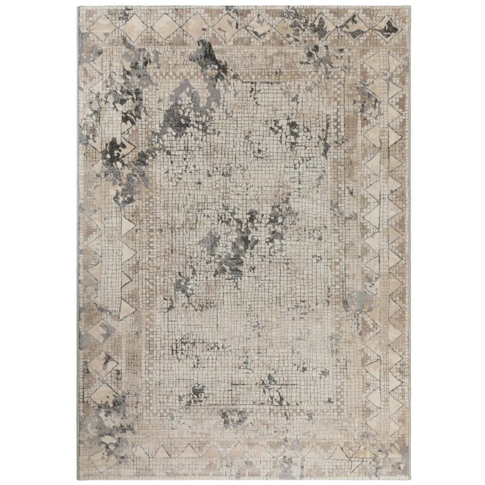 Ковер полипропилен Nika 0A863A 120х170 см цвет бежевый STLM-2049196