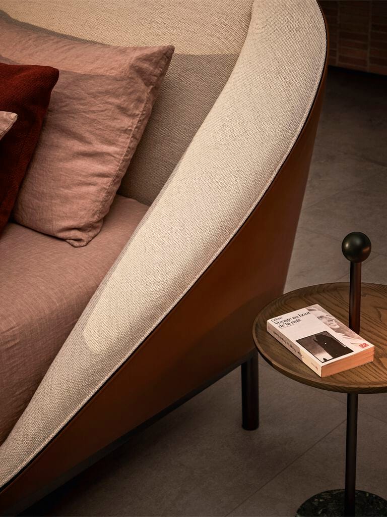 Двуспальная кровать из ткани с мягким изголовьем Pianca DOMENICA ARCH-00114762 - Вид №5