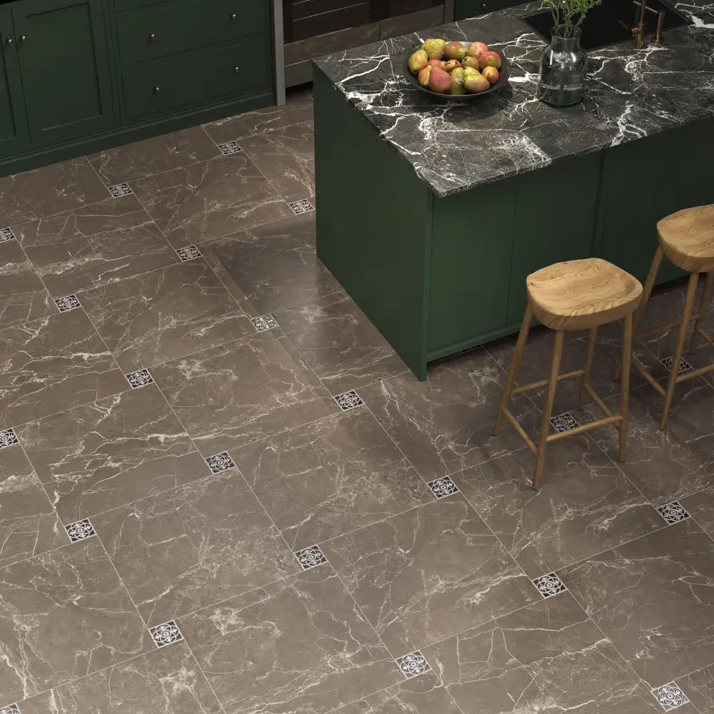 Глазурованный керамогранит Kerama Marazzi Лоди SG648720R 60x60 см 1.8 м² матовый цвет коричневый STLM-2145375 - Вид №1