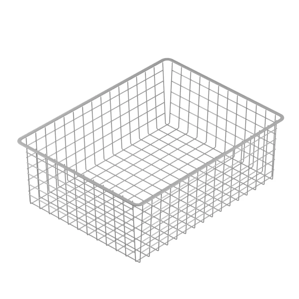 Корзина проволочная для системы Larvij 5.5x4.1x1.8 см цвет алюминий