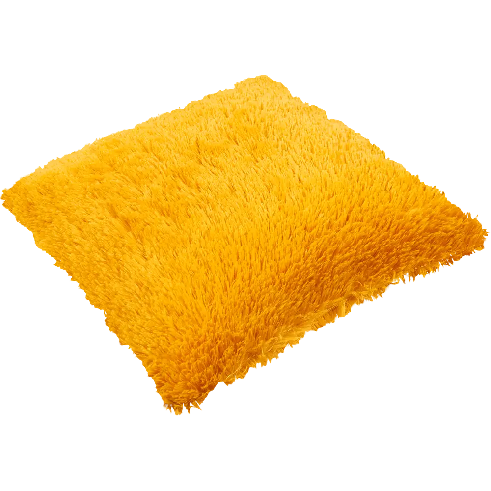 Подушка Искусственный мех 40x40 см цвет желтый 82745295 STLM-2207424 Eclair  - Вид №1