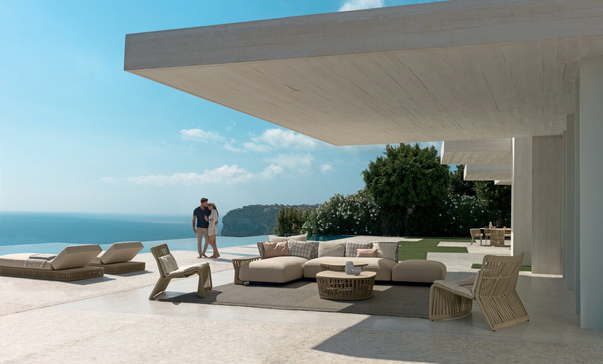 Тканевое мягкое садовое кресло Talenti ARCH-00116257 - Вид №1