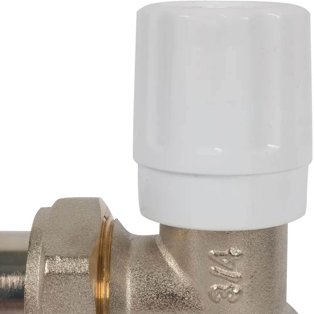 Вентиль регулирующий для радиатора угловой Euros 3/4" латунь STLM-2039917 - Вид №3