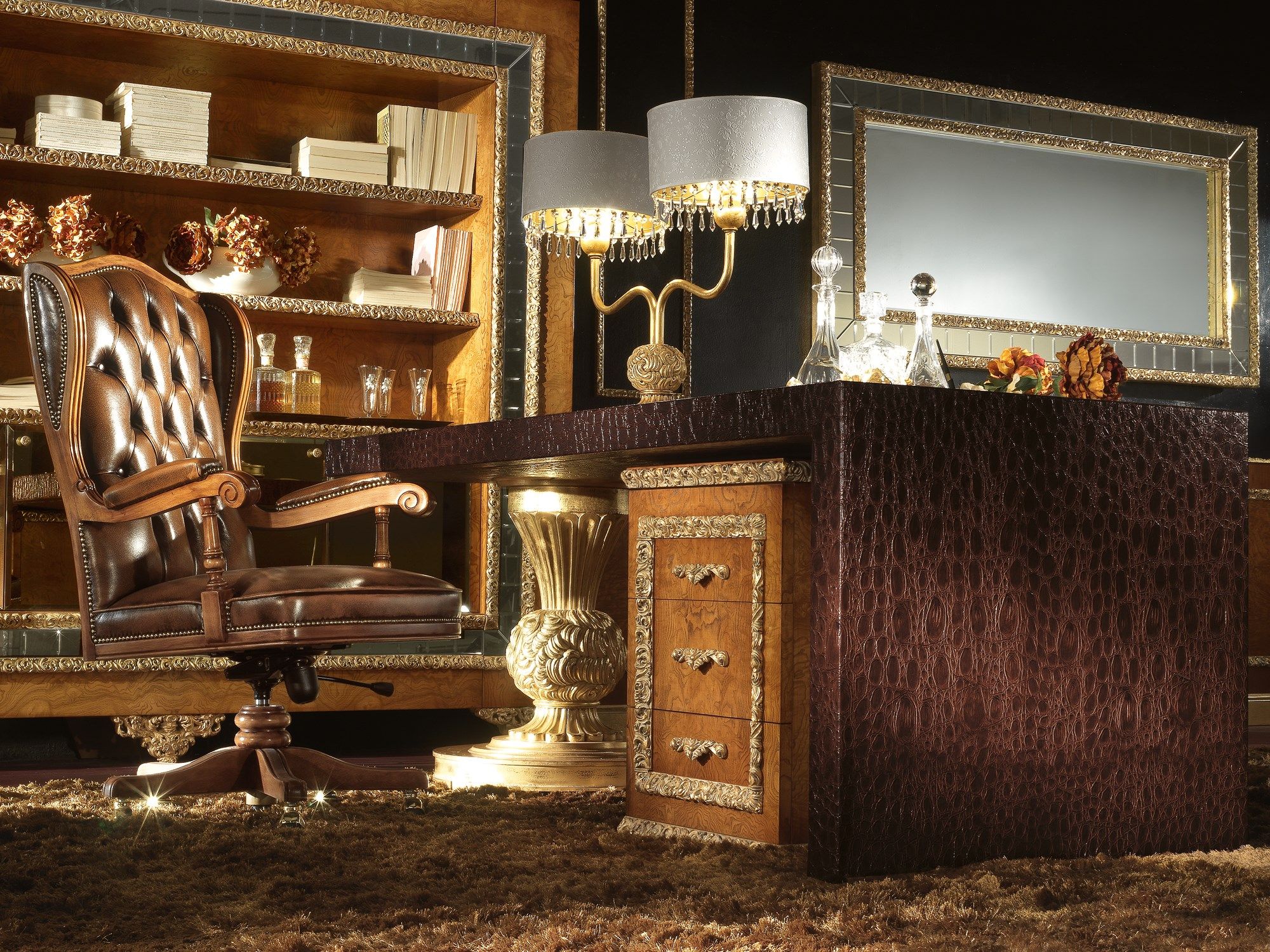 Прямоугольный стол с ящиками A.R. Arredamenti ARCH-00036411 - Вид №1