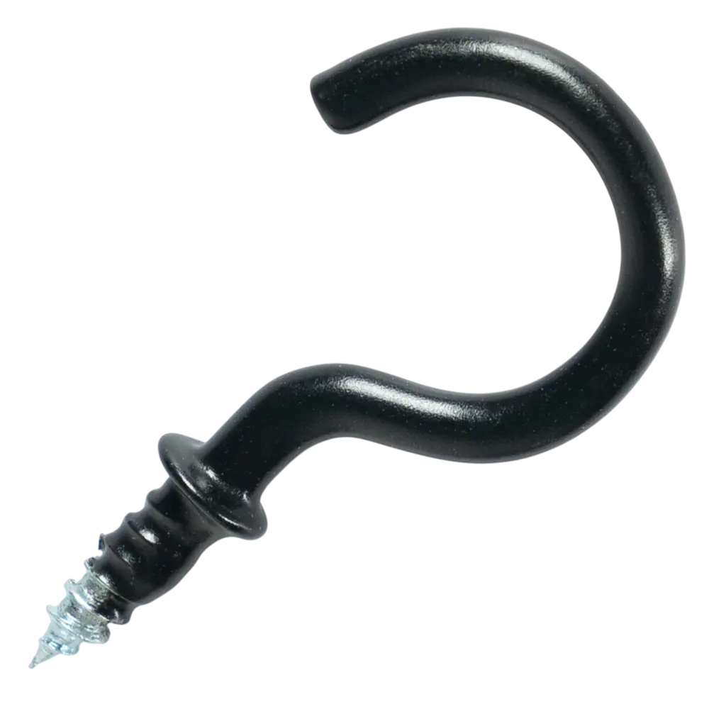 Шуруп-крюк 3x22 мм сталь RAL9005 10 шт Santreyd STLM-2023094