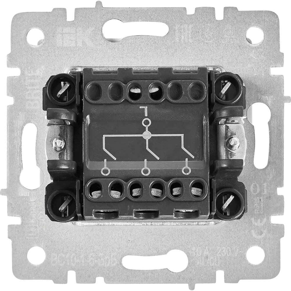 Выключатель IEK Brite трёхклавишный для скрытого монтажа 87761698 STLM-1105415 - Вид №3