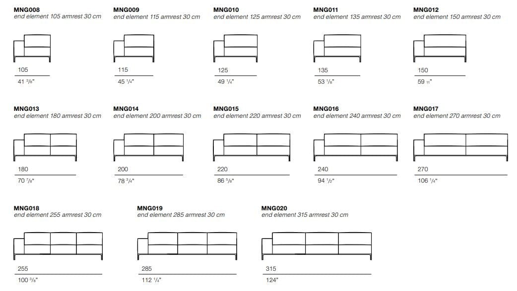 Угловой диван из ткани BODEMA MAN-GO ARCH-00064992 - Вид №2