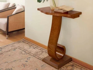 Carpanelli Консольный стол из массива дерева в классическом стиле Zebrano