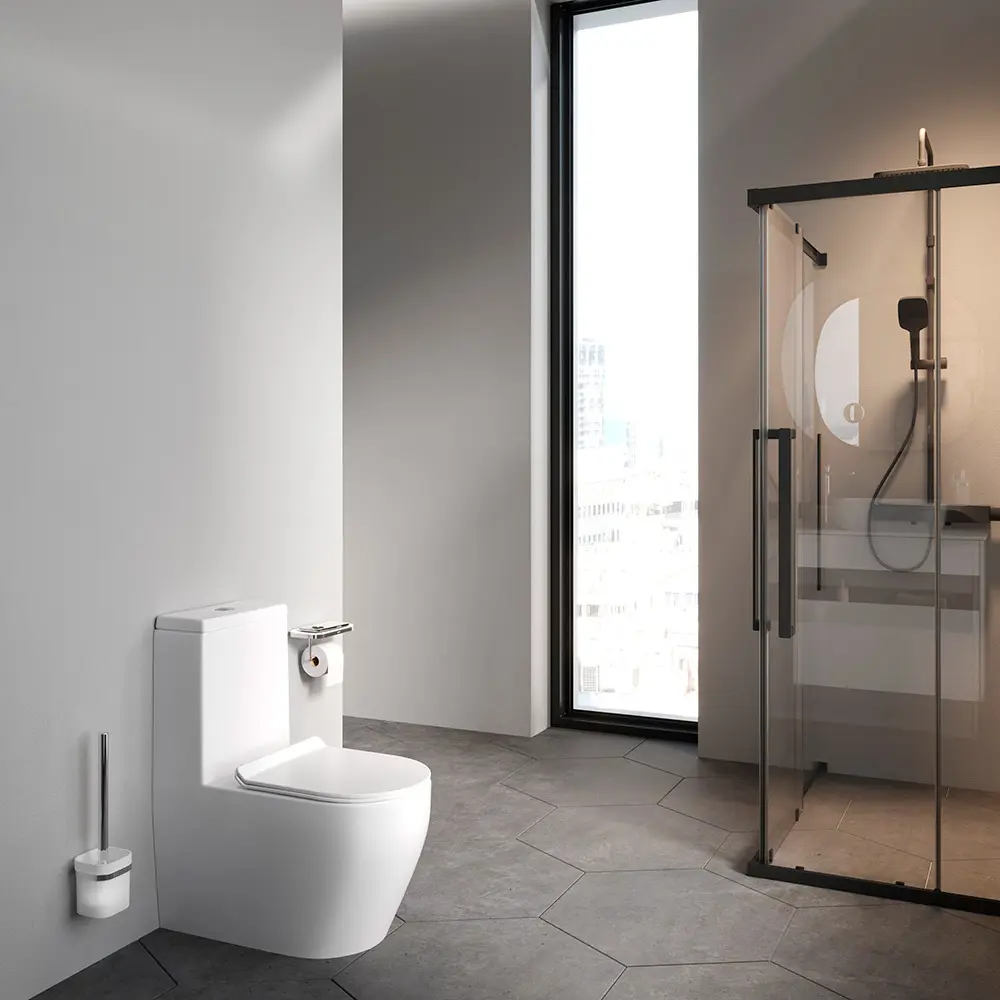 Унитаз-моноблок AM.PM Pride с безободковым дизайном 89413034 STLM-1571373 - Вид №11