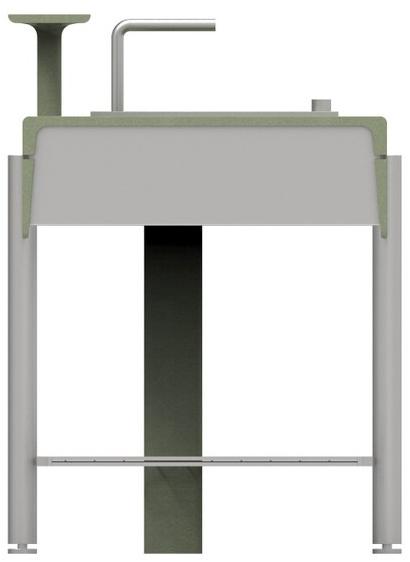 Elmar Отдельностоящий модуль со стальными и бетонными полками sun-id-1388379 - Вид №9