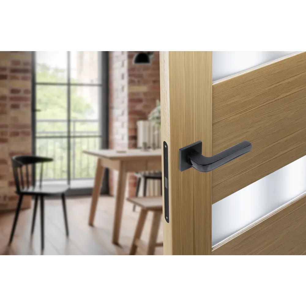 Дверные ручки Edson EDS-125H-Q2 в элегантном черном исполнении 85170400 STLM-0059396 - Вид №8