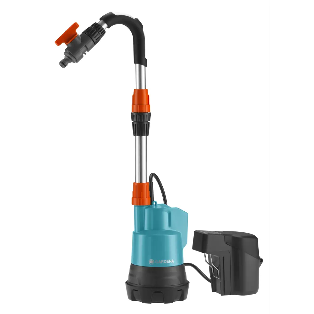 Насос садовый для полива из бочки Gardena 2000/2 LI-18, 1900 л/час STLM-2095938