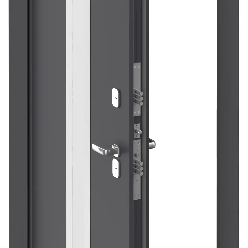 Дверь входная металлическая Термо 98x205 см левая калаб темное дерево DOORHAN STLM-2140867 - Вид №1