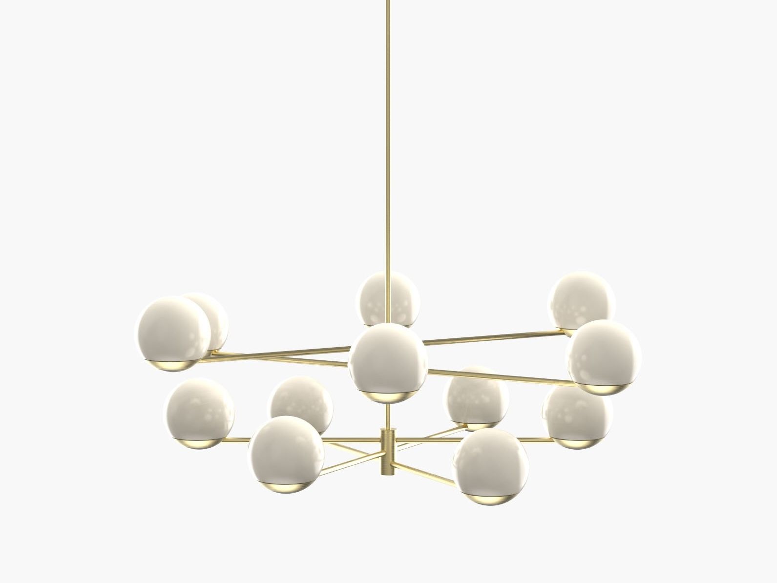 Светодиодный потолочный светильник ручной работы Cameron Design House Мяч и обруч ARCH-00063114 - Вид №3