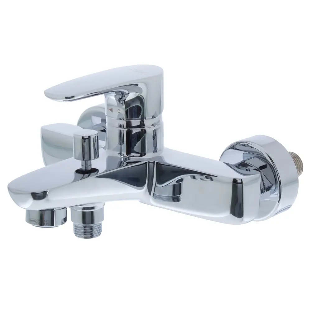 Смеситель для ванны Paini Parallel однорычажный цвет хром Без серии STLM-2162878