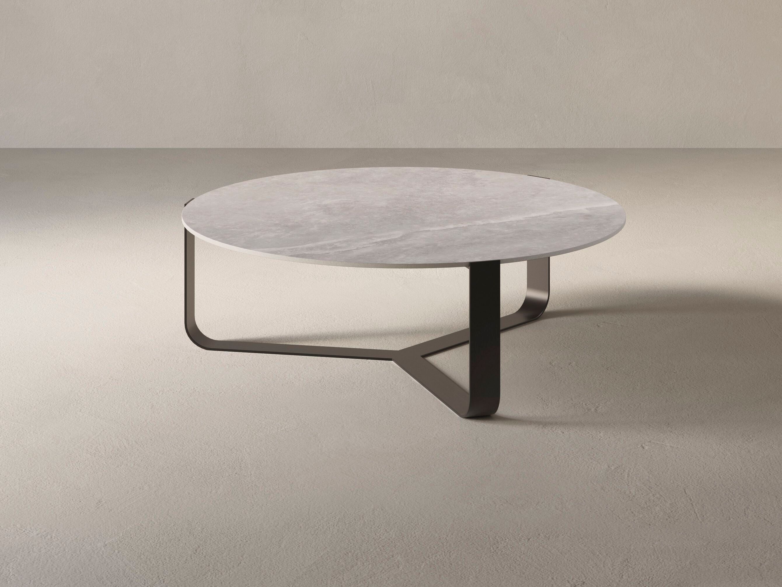Круглый журнальный столик из керамогранита Casalgrande Padana Convivialis ARCH-00054298