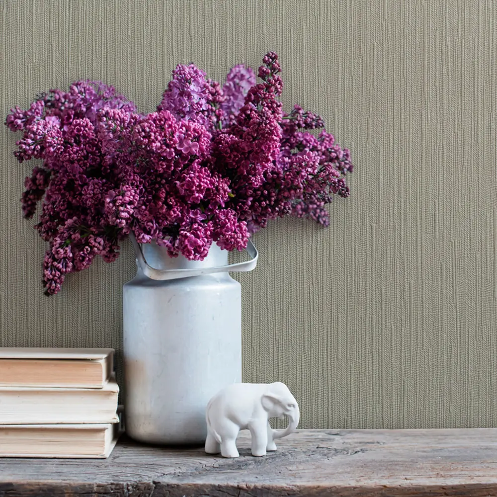 Обои виниловые Inspire Дождь 0.53х10 м однотон цвет светло-серый 6119-14 Basic Rain STLM-2026709 - Вид №2