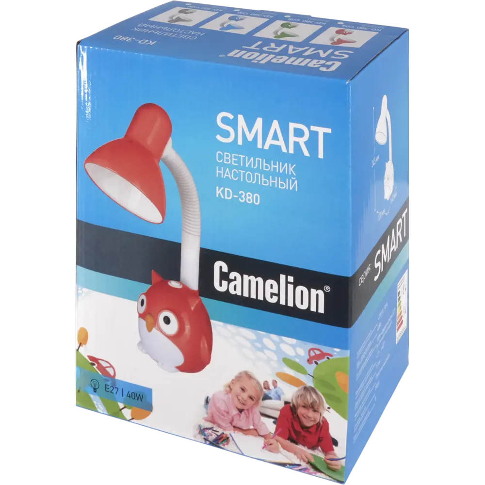 Настольная лампа Camel KD-380 «Сова», цвет серый CAMELION STLM-2057101 - Вид №7