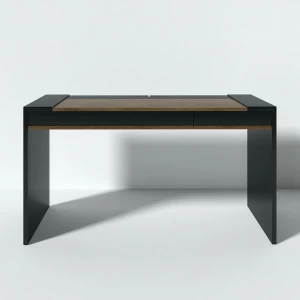 Письменный деревянный стол черный 160 см Mass BRAGIN DESIGN  00-3879376 Коричневый;черный