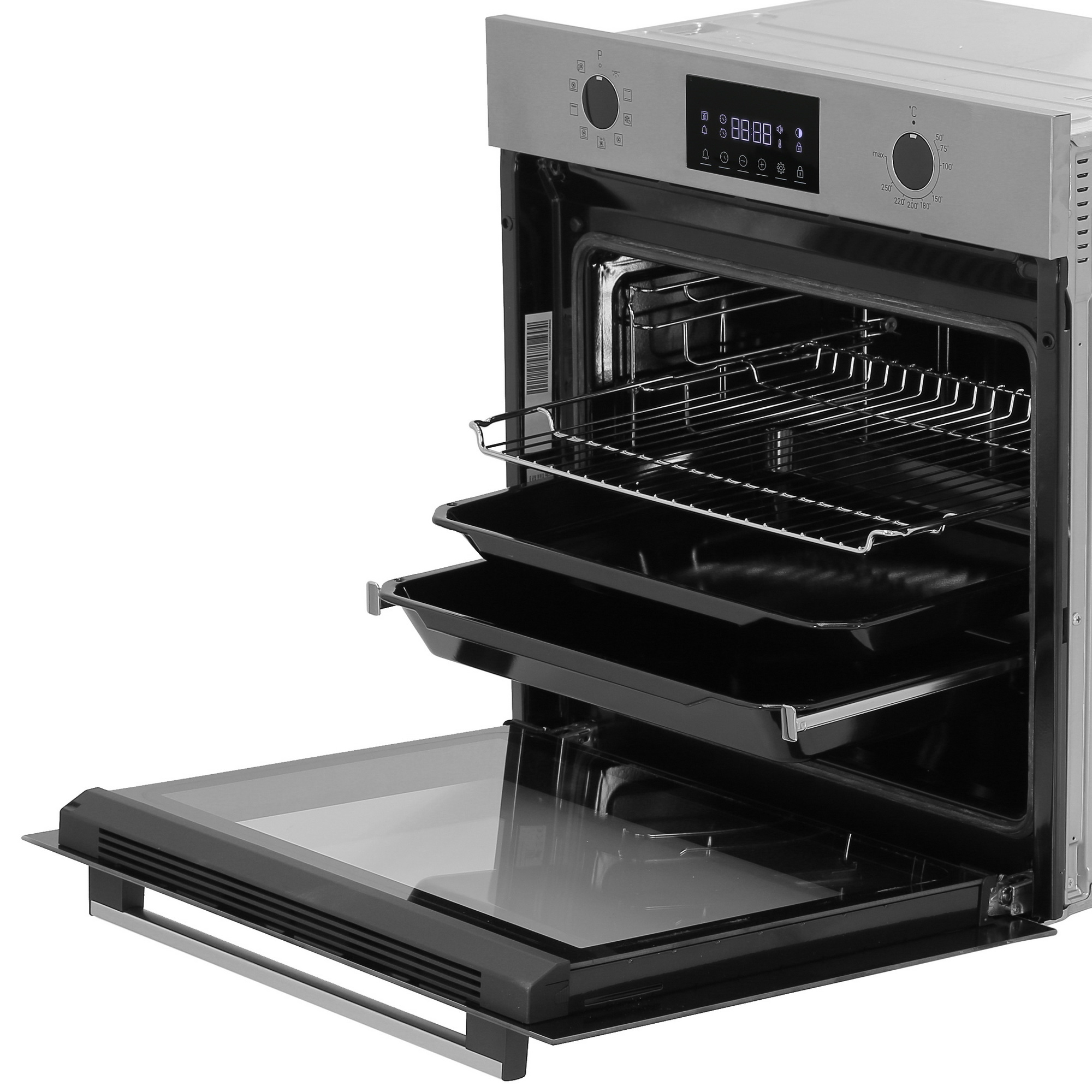 9987780 Электрический духовой шкаф Indesit IFE 3841 J IX серебристый STDN-0109686 - Вид №6