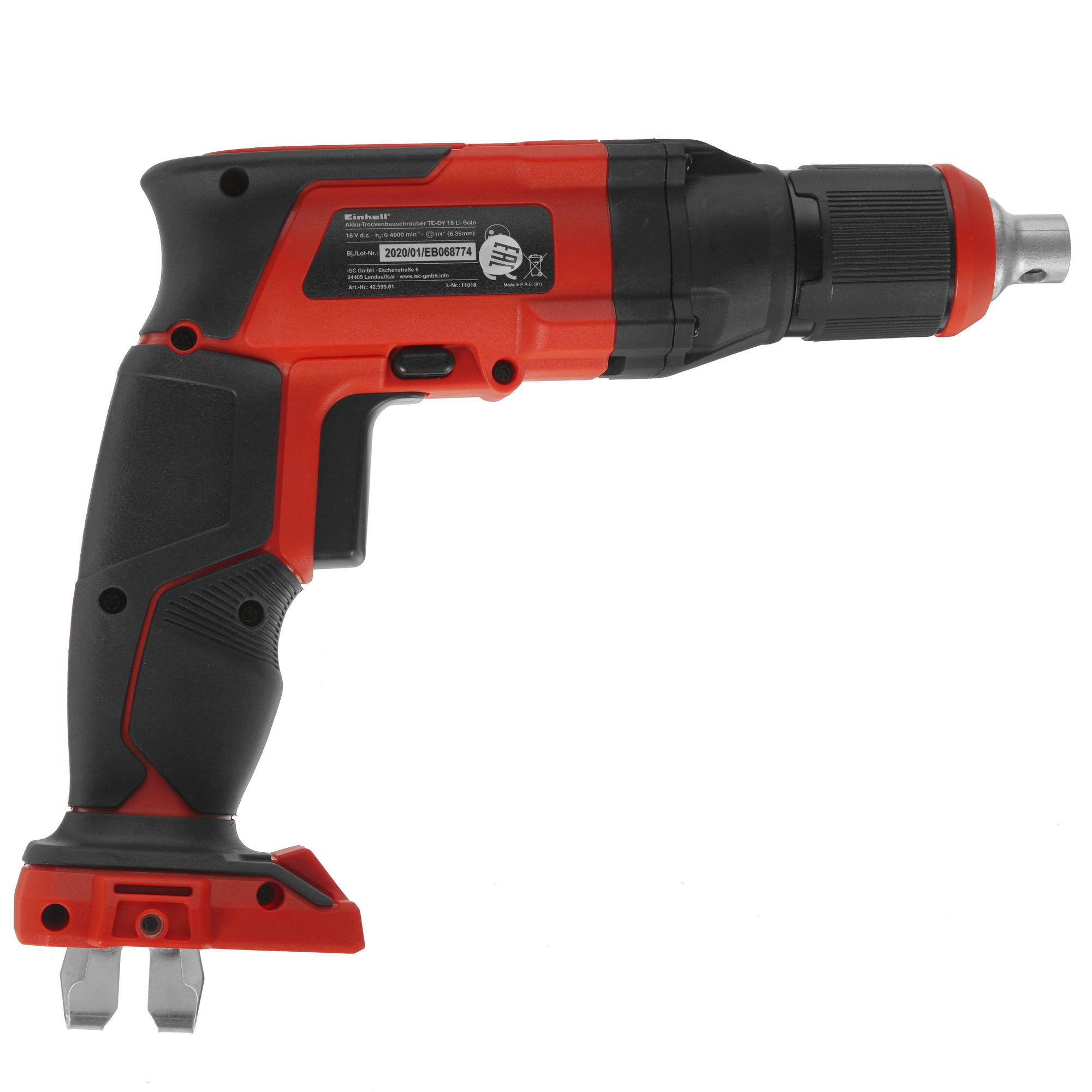 Шуруповерт Einhell TE-DY 18 Li - Solo Power X Change 18V  Без АКБ 5333012 STDN-0089745 - Вид №1