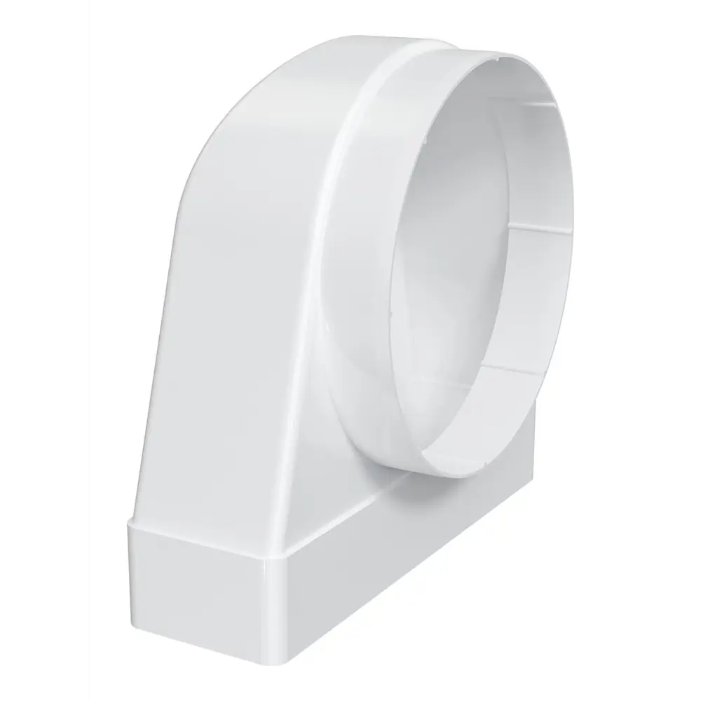 Переходник вентиляционный для плоских воздуховодов Fonet D150 мм 60x204 мм пластик STLM-2184687 - Вид №1