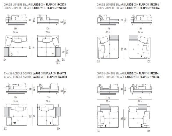 Кожаный диван Minotti Коннери ARCH-00151868 - Вид №13