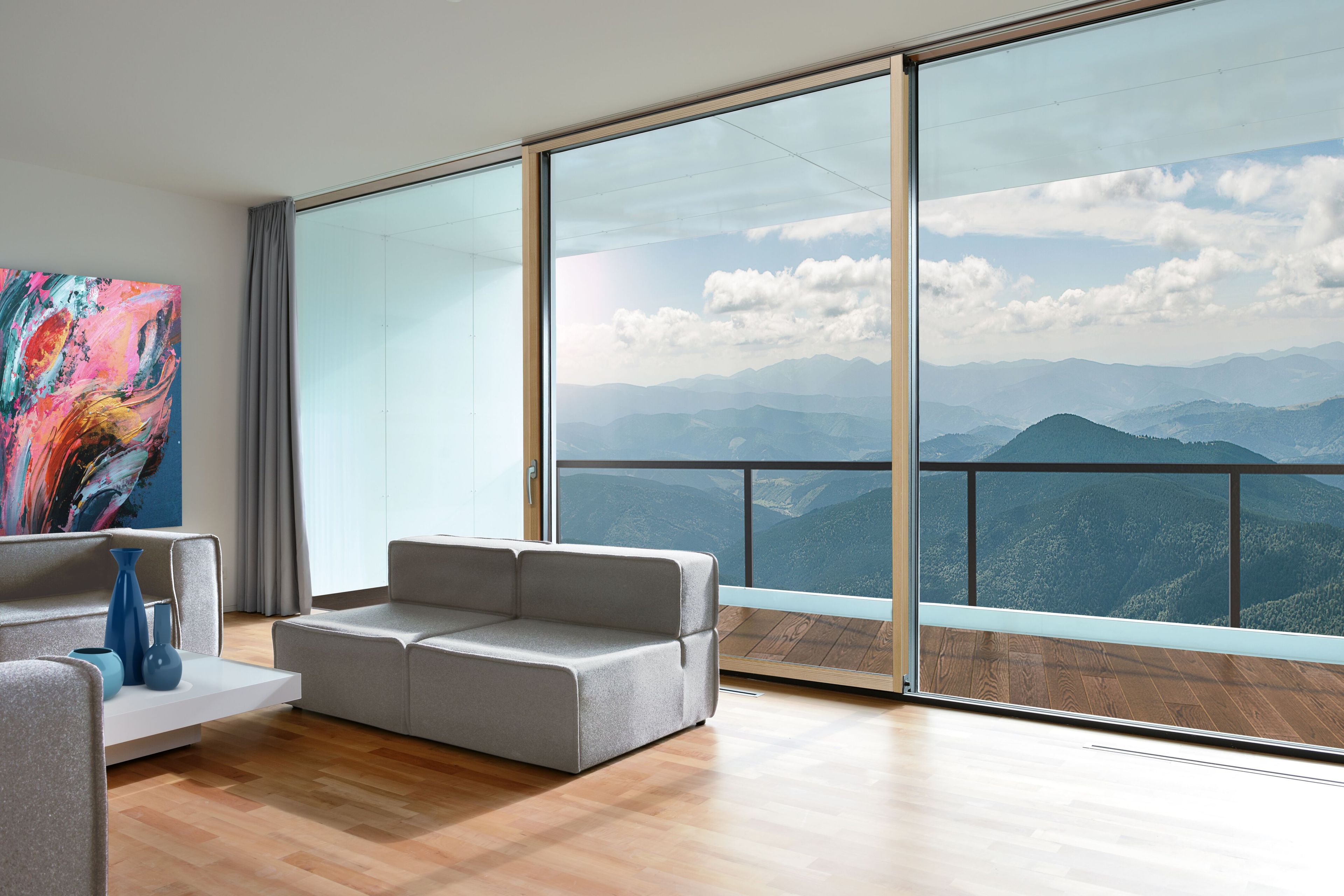 Ламинированное деревянное окно PB Finestre FLAT TUTTO LEGNO ARCH-00135576 - Вид №5