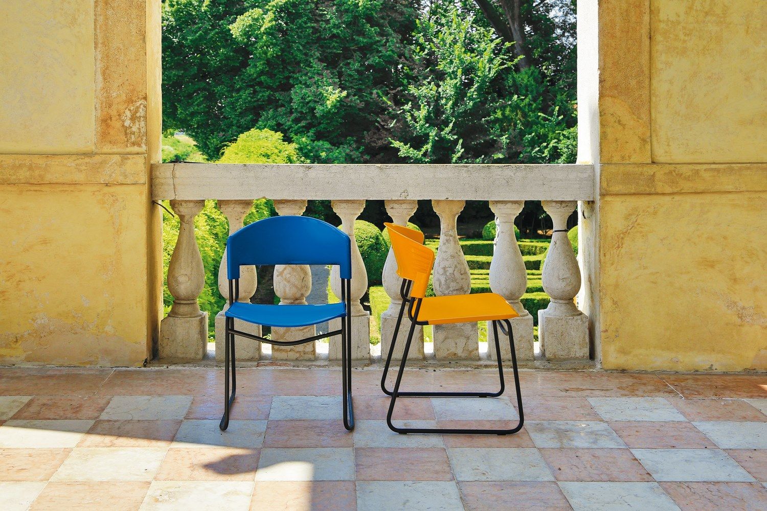 Штабелируемый стул из Biogreen® и стали BBB AGAIN ARCH-00152056 - Вид №7