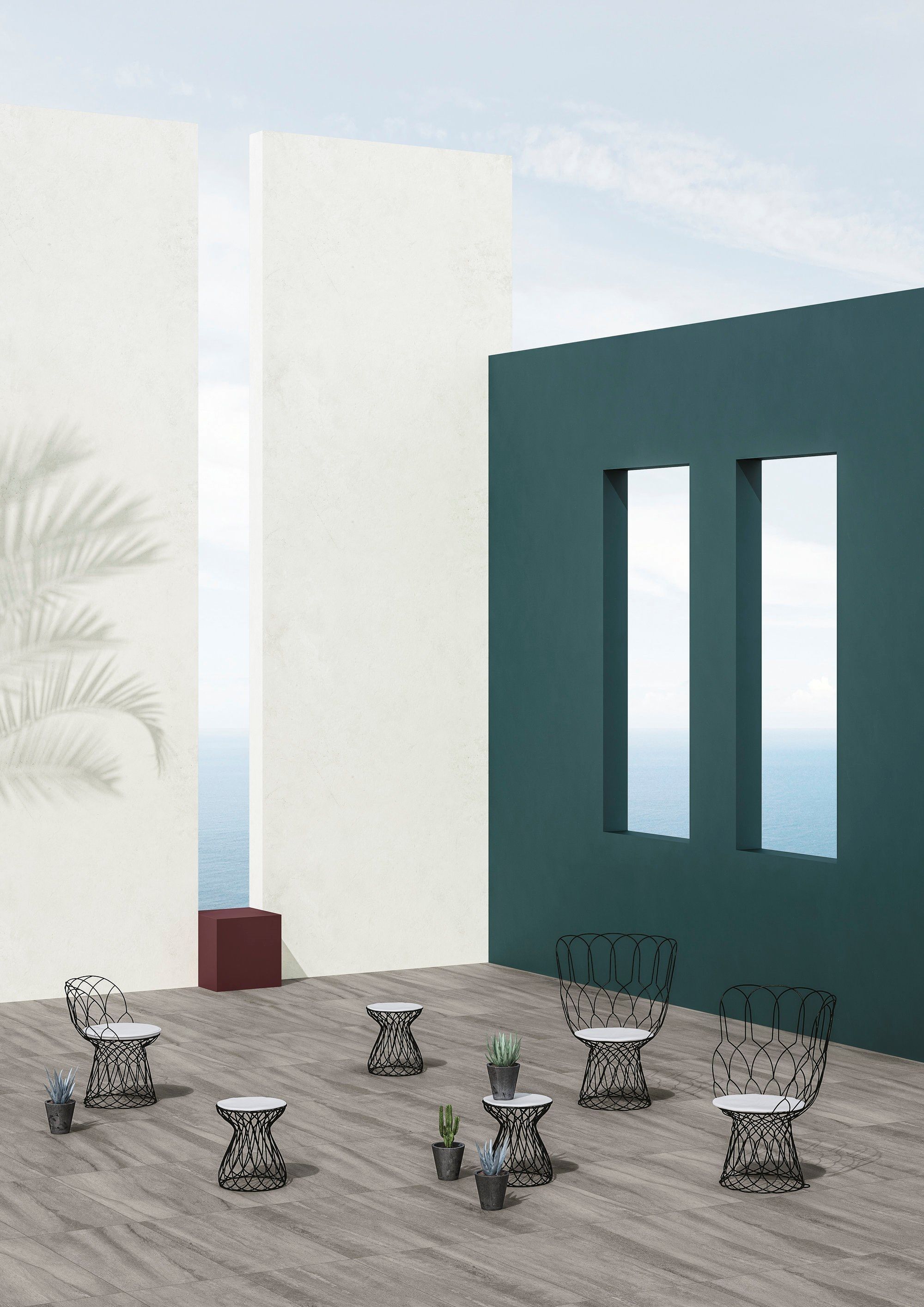 Пол / облицовка керамогранита с эффектом камня Fiandre Neo Genesis ARCH-00109705 - Вид №1