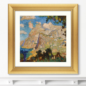 91277969 Картина «» VIEW OF MONTE SOLARO, CAPRI, 1940г. STLM-0532625 КАРТИНЫ В КВАРТИРУ