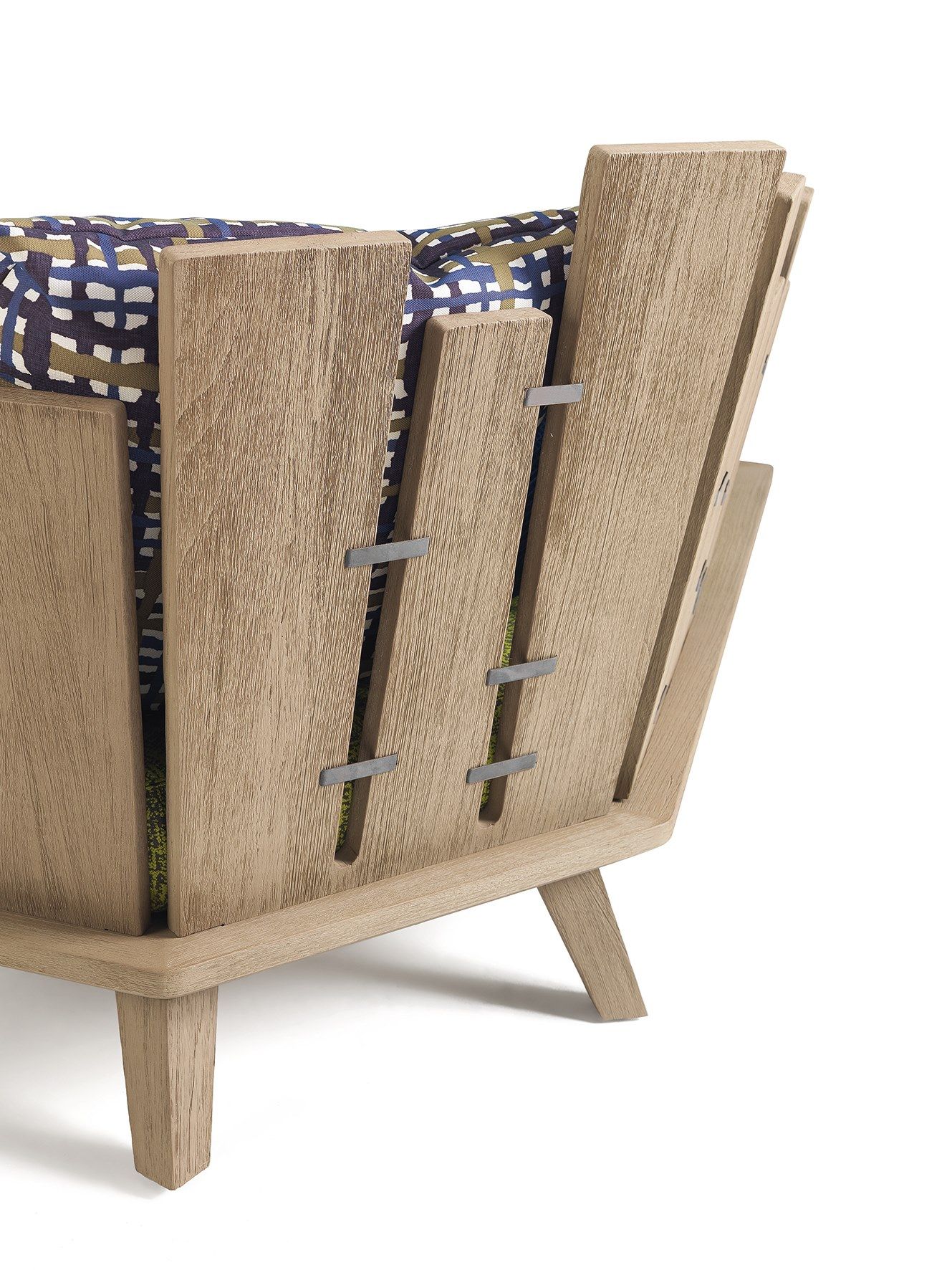 Садовое кресло из тикового дерева Ethimo Rafael ARCH-00099488 - Вид №9