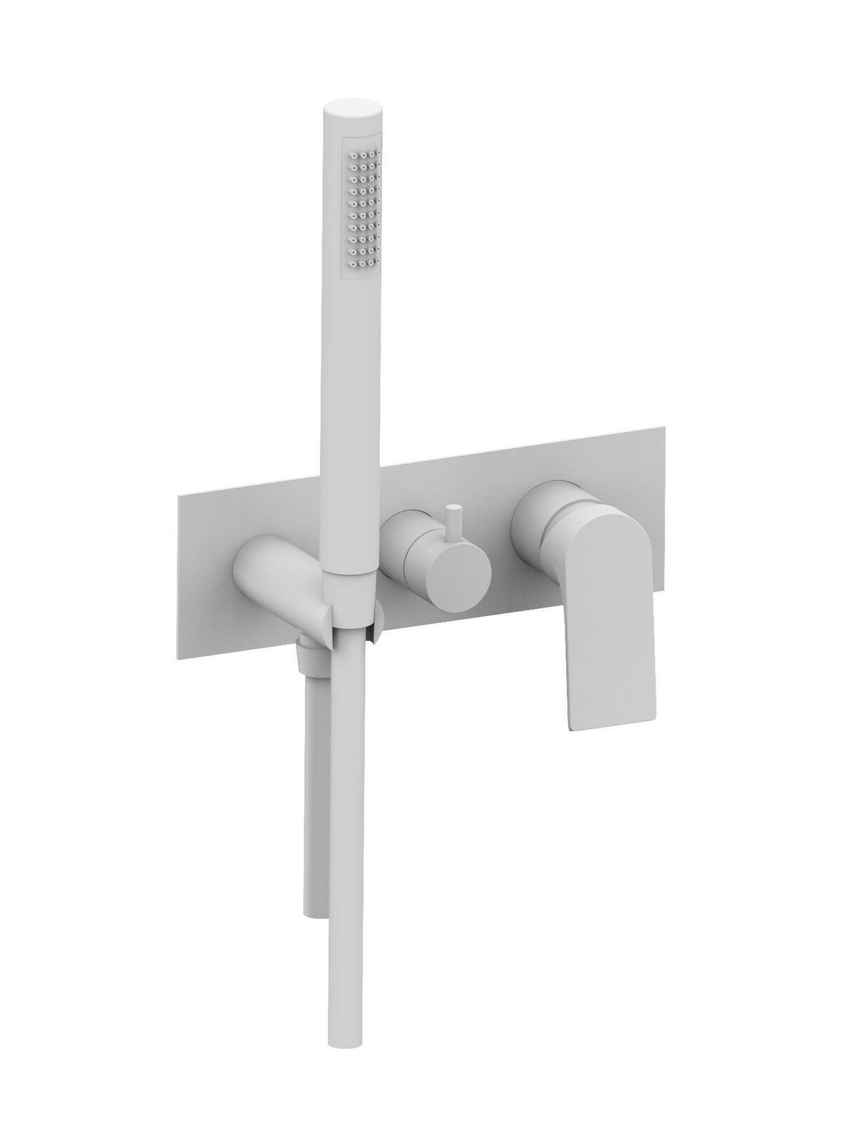 Однорычажный смеситель для душа с 3 отверстиями и ручным душем Rubinetterie Frattini отдельная эстетика ARCH-00018219 - Вид №3