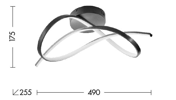 Алюминиевый светодиодный потолочный светильник Rossini Illuminazione Savoy ARCH-00019299