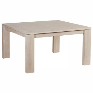 Обеденный стол раздвижной деревянный 140-190 см отбеленный дуб Manufactura VAVI MANUFACTURA 132597 Беленый дуб;бежевый