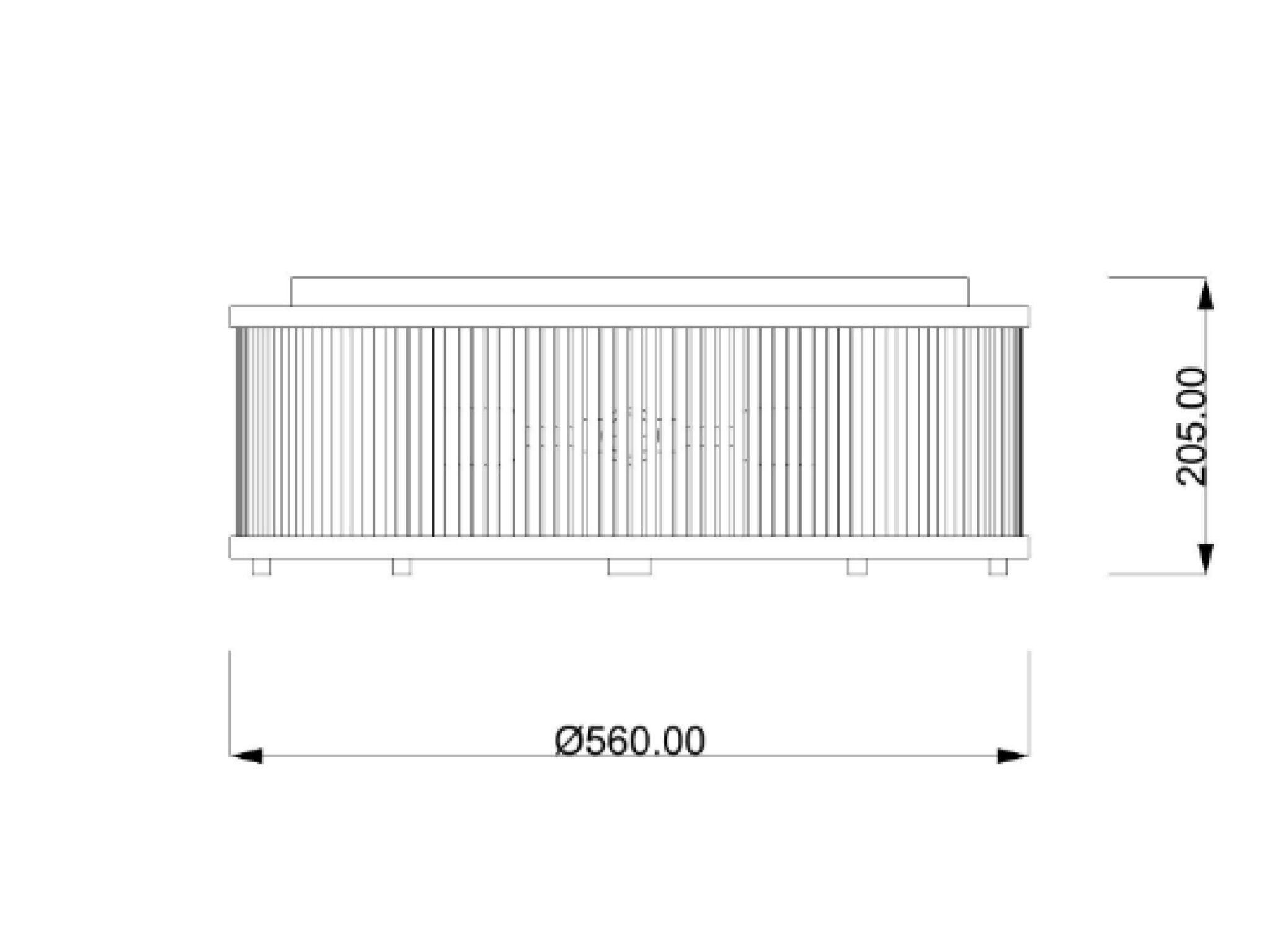 Светодиодный потолочный светильник из латуни и стекла Lampex Italiana STILO ARCH-00041472 - Вид №2