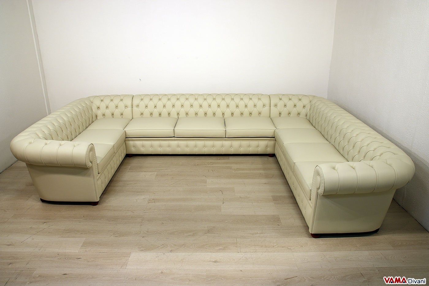 Кожаный угловой диван capitonné VAMA CHESTERFIELD ARCH-00117537 - Вид №4