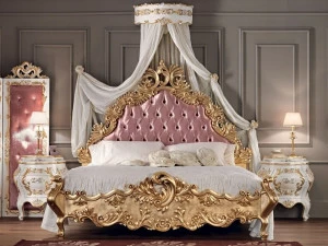 Modenese Gastone Двуспальная кровать с мягким изголовьем Villa venezia