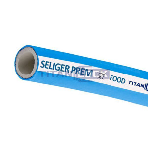 Пищевой рукав «SELIGER-PREM», нап/всас, вн. диам. 50 мм, -40C, 10bar, EPDM, TL050SL-PR TITAN LOCK