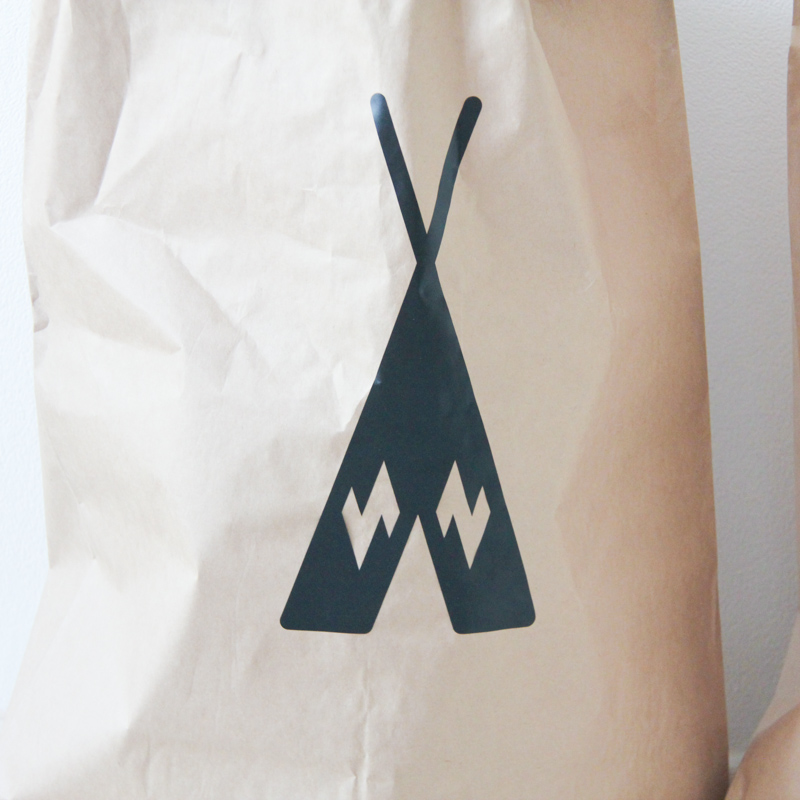 Эко-мешок для игрушек Big Vigvam из крафт бумаги VAMVIGVAM  281999 Белый;бежевый Santreyd  - Вид №3