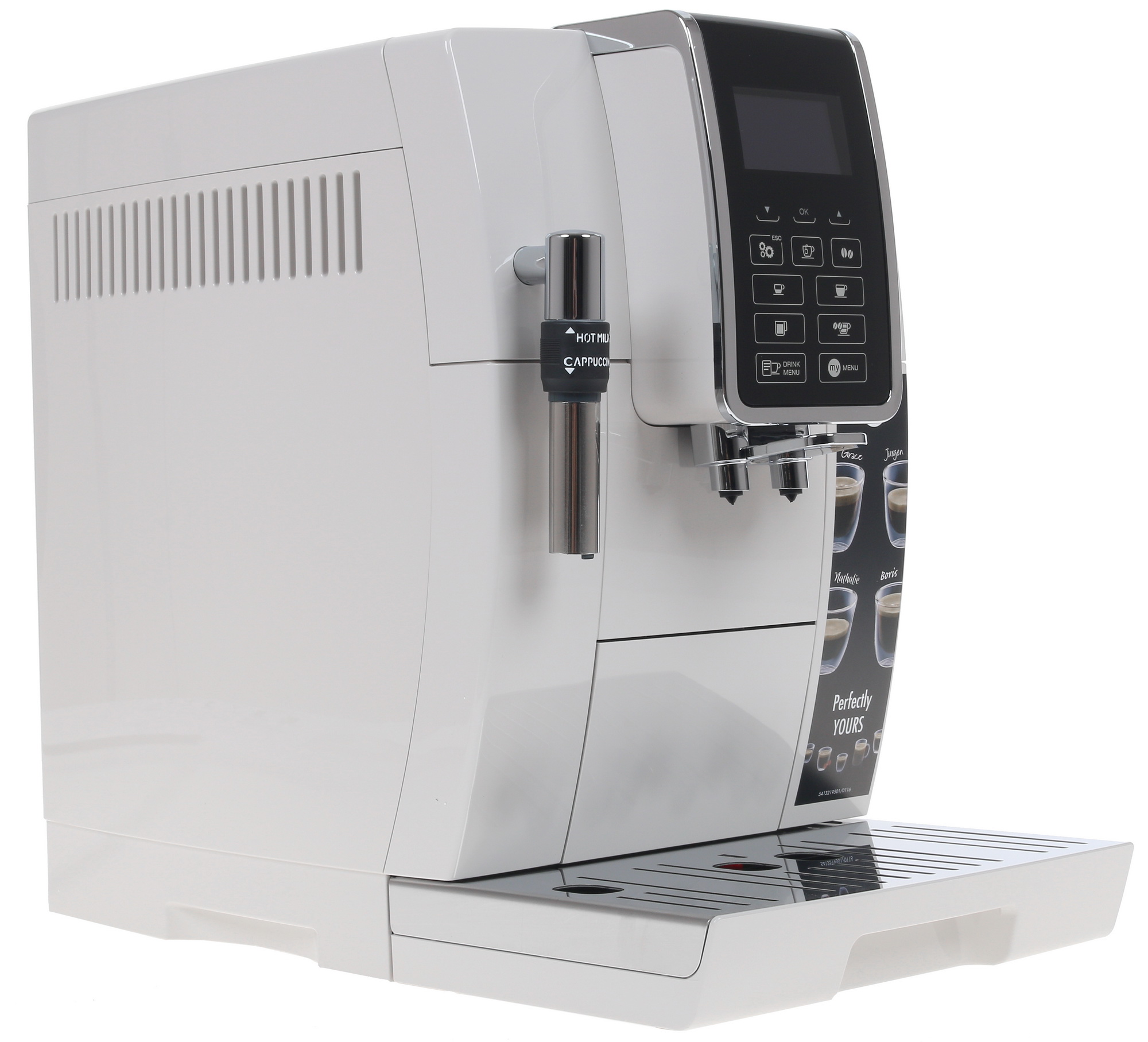 1130110 Кофемашина автоматическая DeLonghi ECAM 350.35.W белый STDN-0057672