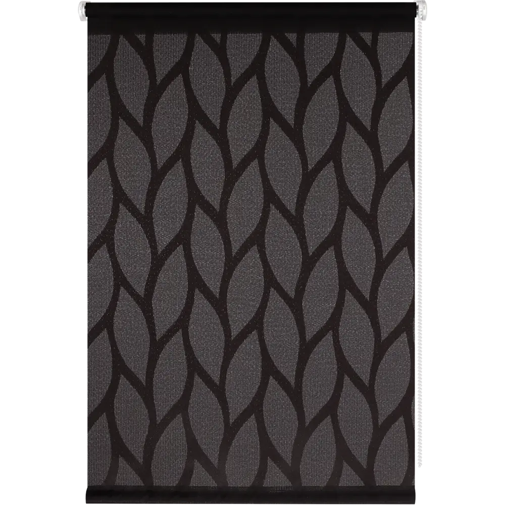 Штора рулонная Bella 80x160 см чёрная PRAKTO STLM-2188781