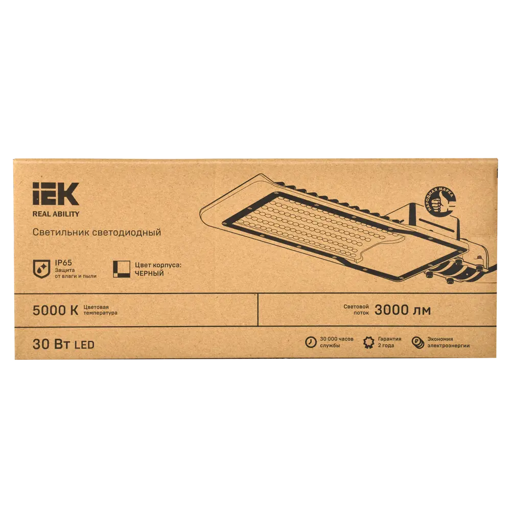 Светильник светодиодный уличный IEK «ДКУ» 1013-30Д 30 Вт 5000 К IP65 STLM-2054600 - Вид №8