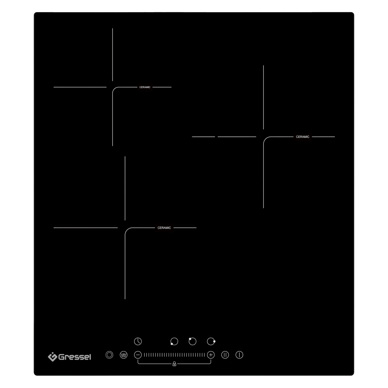 9284748 Электрическая варочная поверхность Gressel RU4577D29S100 STDN-0144324