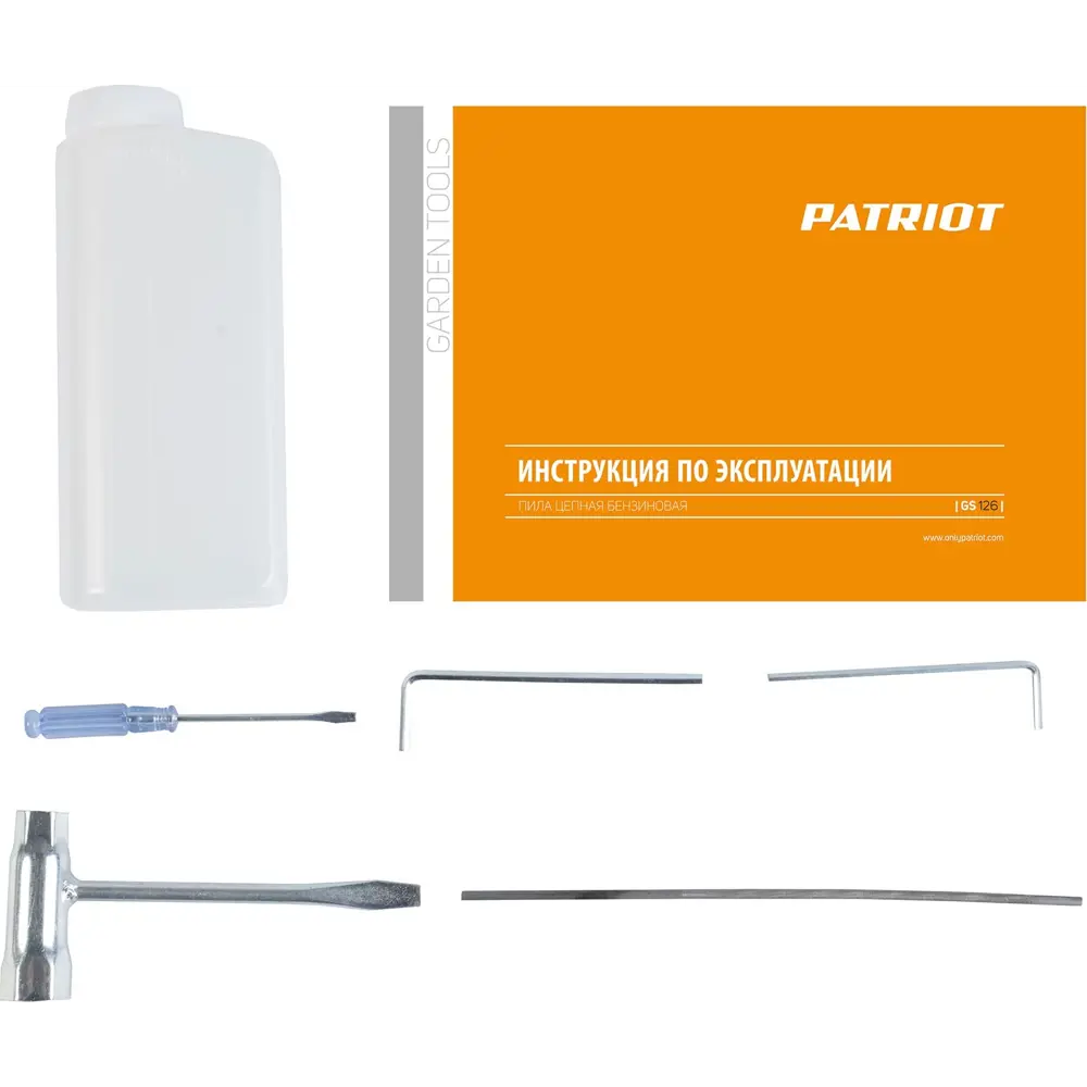 Бензопила Patriot GS 126 с 30-см шиной для садовых работ 18832294 STLM-0013067 - Вид №8